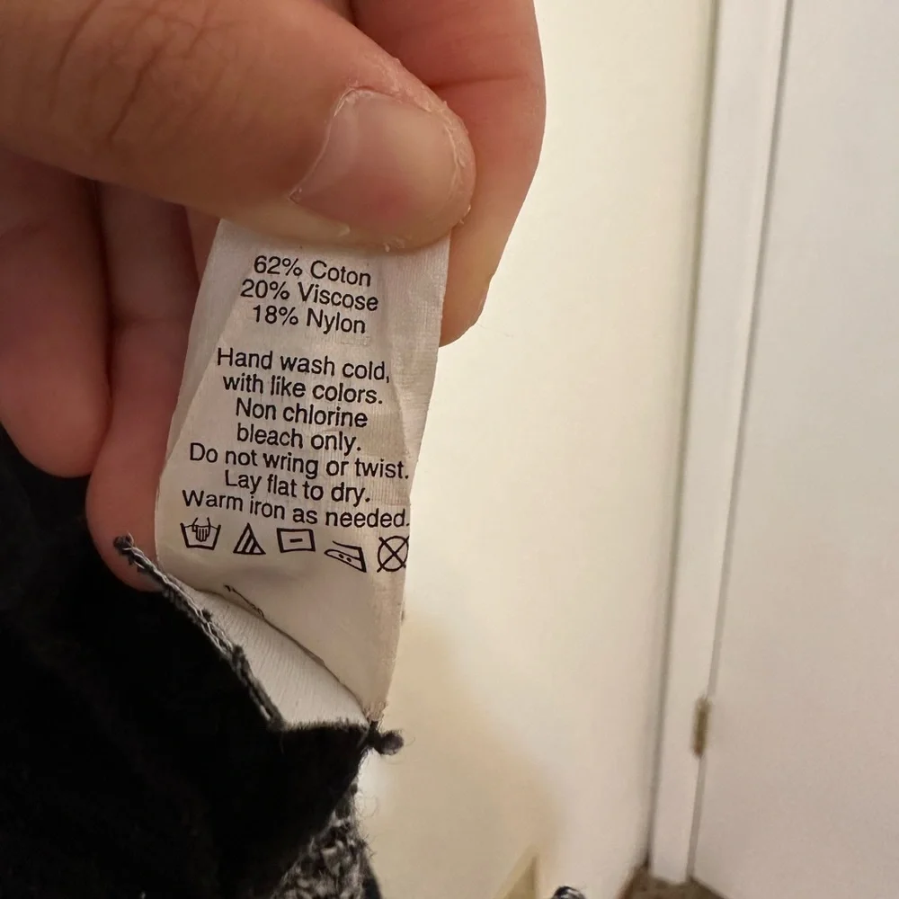 💁🏻‍♀️MADEWELL💁🏻‍♀️ Chronicle Knit Crewneck Sweater High-Low Hem Size Small - Picture 5 of 7